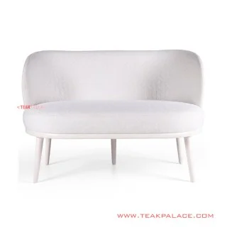 Sofa Tamu Minimalis Jati 2 Seater Adora