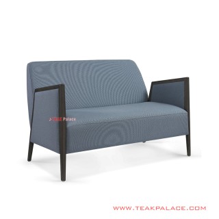 Alaska Teak Minimalist Guest Sofa