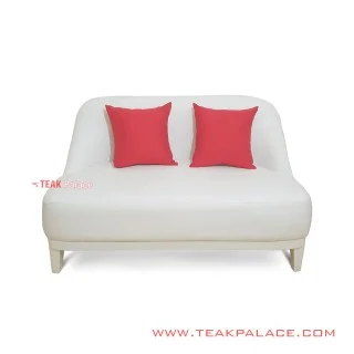 Sofa Putih 2 Seater Lampung