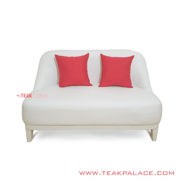 White Minimalist Sofa 2 Seater Lampung white minimalist sofa 2 seater lampung 61
