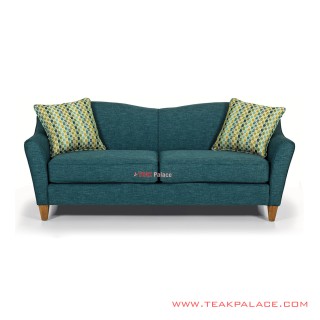 Sofa Jati Camel Minimalis 2 Dudukan