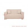 Guest Sofa 2 seater Black Teak Wood Rivoli Denim seri Truman guest sofa 2 seater black teak wood rivoli denim seri truman 66