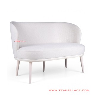 Teak Minimalist Guest Sofa 2 Seater Adora