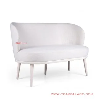 Sofa Tamu Minimalis Jati 2 Seater Adora