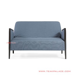 Alaska Teak Minimalist Guest Sofa
