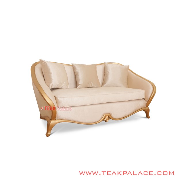 Sofa Mewah Emas 2 Dudukan Cameo Minimalis sofa mewah emas 2 dudukan cameo minimalis 59