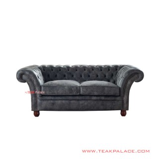 Sofa Chesterfield Minimalist Teak