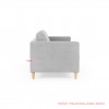 2 seater minimalist sofa rivoli nimbus alexa series 56
