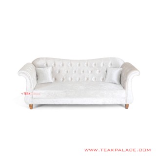 Kursi Sofa 3 Dudukan Selfie White Minimalis Kursi Sofa 3 Dudukan Selfie White Minimalis