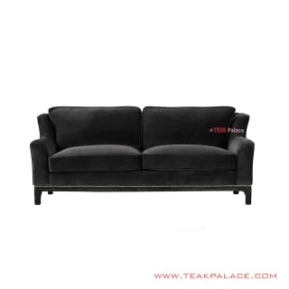 Sofa Hitam Aidha Jati Mewah