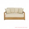 sofa tamu minimalis cream 2 dudukan seri luxius 66