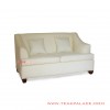 sofa tamu minimalis cream 2 dudukan seri luxius 65