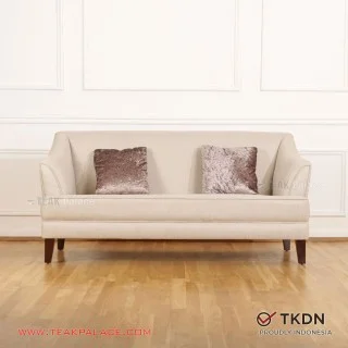 Sofa Modern Minimalis 2 Dudukan Tabanan Krem