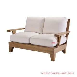 Sofa Minimalis Natural Jati Toshiro 2 Dudukan