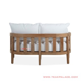 Sofa Minimalist Natural Teak Toshiro 2 Seater