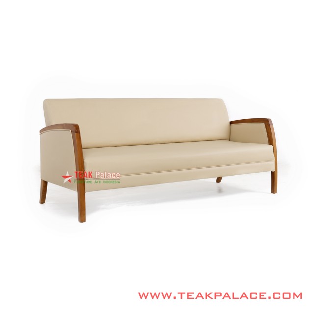 Kursi Sofa Jati Minimalis 3 Dudukan Cream Seri Kuta kursi sofa jati minimalis 3 dudukan cream seri kuta 60