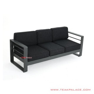 Sofa Tamu Lisbon Black Minimalis