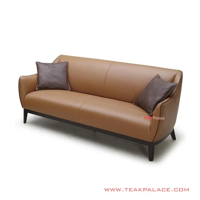 Viana Sofa Jati Oscar Brown 3 Seater