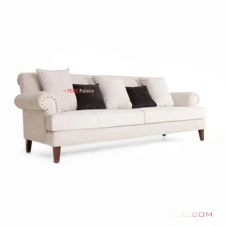 Sofa Santai 3 Dudukan Seri Amanda Rivoli Linen