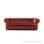 Sofa 3 Dudukan Merah Chesterfield
