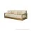 Sofa 3 dudukan Luxius Cream Minimalis Mewah