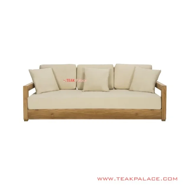 Sofa 3 dudukan Luxius Cream Minimalis Mewah