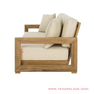 Sofa 3 dudukan Luxius Cream Minimalis Mewah