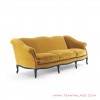 3 Seater Sofa Minimalist Teak Citron Yusio Series 3 seater sofa minimalist teak citron yusio series 65