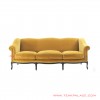 3 Seater Sofa Minimalist Teak Citron Yusio Series 3 seater sofa minimalist teak citron yusio series 66