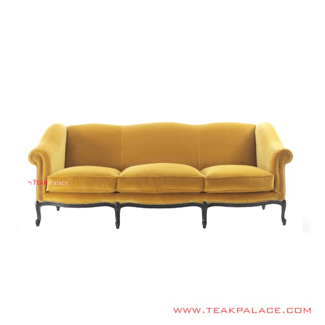 3 Seater Sofa Minimalist Teak Citron Yusio Series 3 seater sofa minimalist teak citron yusio series 64
