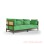 Teak Minimalist Ranma 3 Seater Sofa