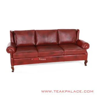 Sofa 3 Dudukan Jati Black Walnut Seri Sella