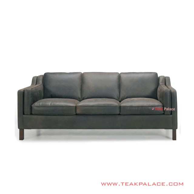 Sofa Minimalist Teak Reino 3 Seats Black Walnut sofa minimalist teak reino 3 seats black walnut 60