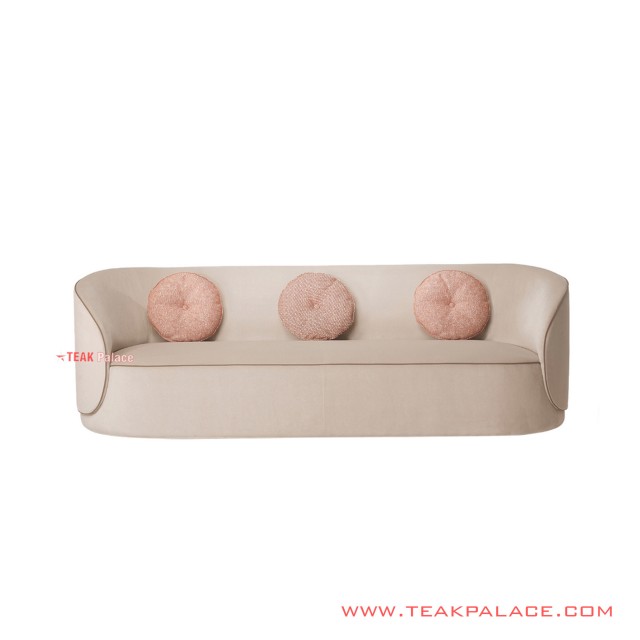 Unique Amador Sofa Minimalist Teak Cream unique amador sofa minimalist teak cream 60