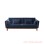 Sofa Jati Minimalis Galisia Denim Golden Teak