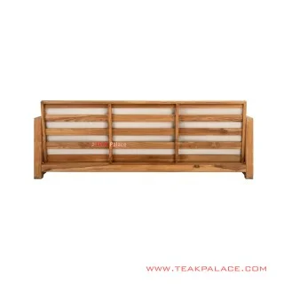 Sofa Betawi Minimalis Kayu Natural Rivoli Linen