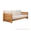 Betawi Sofa Minimalist Natural Wood Rivoli Linen