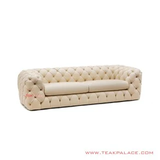 Sofa Farras Mewah Jati Oscar Ivory 3 Seater Sofa Farras Mewah Jati Oscar Ivory 3 Seater