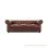 Sofa Tamu Chesterfield Oscar Brown Minimalis Jati