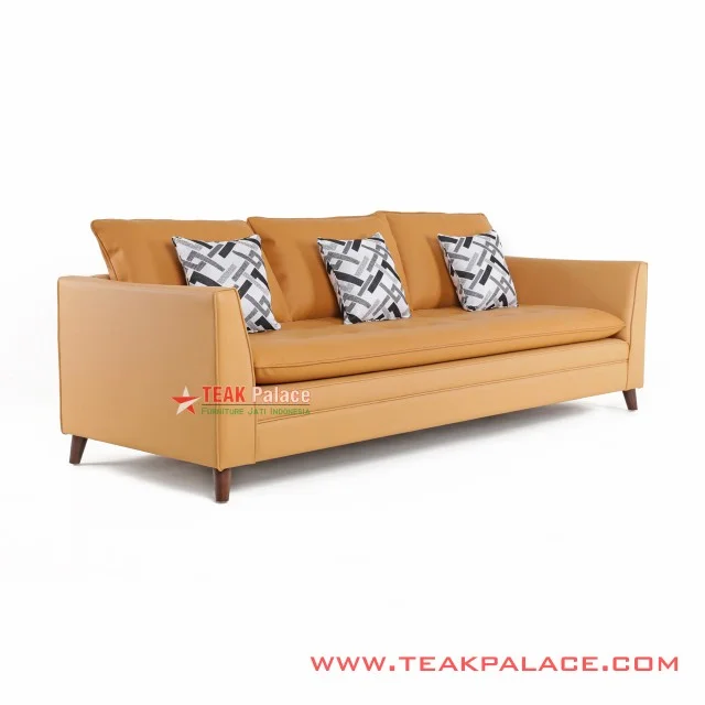 Sofa Minimalis 3S Kulit Seri Vania Terracotta sofa minimalis 3s kulit seri vania terracotta 64