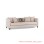 Relaxing Sofa Minimalist 3 Seater Linen Accent Series