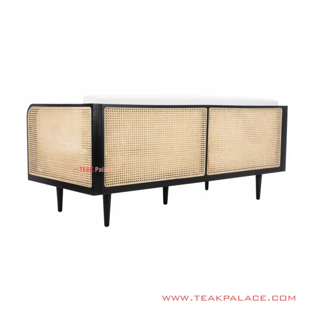 Sofa Tamu 3 dudukan Madura Anyaman Rotan Minimalis 