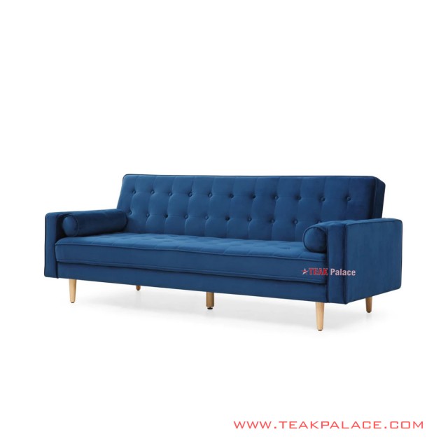 Minimalist Agashi Denim 3 Seater Guest Sofa minimalist agashi denim 3 seater guest sofa 60