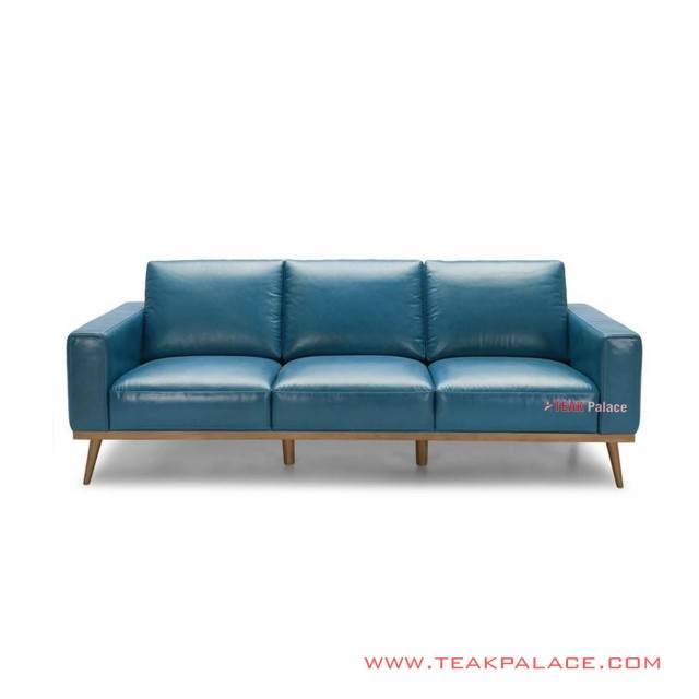 Oslo Sofa Oscar Blue Jati Minimalis 3 Dudukan oslo sofa oscar blue jati minimalis 3 dudukan 60