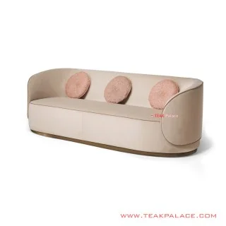 Sofa Amador Unik Minimalis Jati Cream Sofa Amador Unik Minimalis Jati Cream