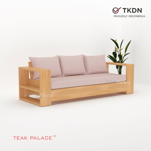 Minimalist Bale-Bale Uluwatu Teak Sofa Bench 3 Seaters minimalist bale-bale uluwatu teak sofa bench 3 seaters 63