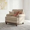 Sofa Single Minimalis Modern Ashley Cream