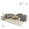 Set Sofa Minimalis Mewah Seri Dumai (3-2-1) Beludru Premium & Meja Marmer Asli