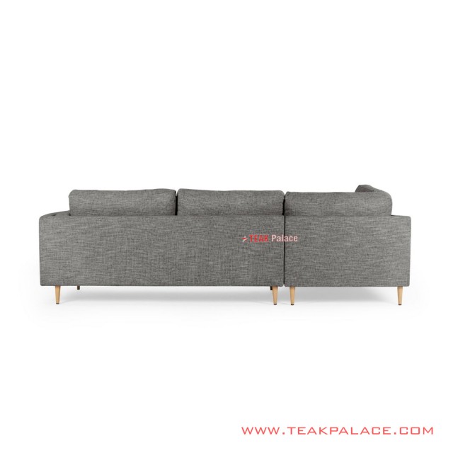 Corner Sofa Natural Teak Wood Revina Gray Ayudia Series corner sofa natural teak wood revina gray ayudia series 66