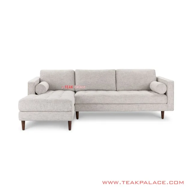 Minimalist Corner Teak Sofa L Citrani Series minimalist corner teak sofa l citrani series 63